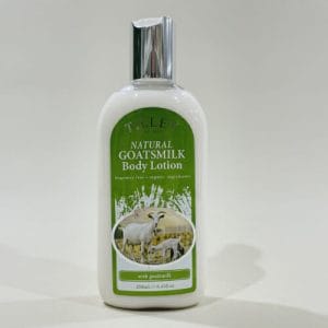 Goats Milk Body Lotion image. Organic ingredients sourced directly from Australian farms. Ideal for dry sensitive skin Online or Ph 51744888