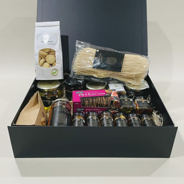 Gourmet Food Hamper image. Packed full of goodies for that special person in your life, with that exotic taste. Online or Phone 03 5174 4888