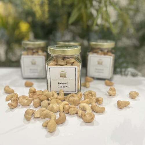 Roasted Cashews 95g image. Roasted until they are crispy and golden. A wonderful source of fibre and protein. Buy Online or Ph: 03-5174-4888