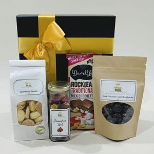 Sweet As Gift Hamper image. Shortbread, Milk Chocolate rocky road and passion fruit rock, all things nice & sweet. Online or Ph 03 5174 4888