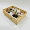 Cheese Gift Hamper Antipasto Hamper image. Complete with red wine, cheese, roasted cashews and nibbles. Buy Now Online or Phone 03 5174-4888