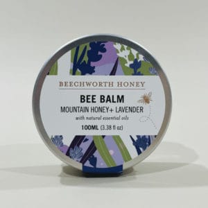 Bee Balm With Mountain Honey & Lavender image. Beeswax balm with honey & Australian lavender essential oils. Buy Online or Ph: 03-5174-4888