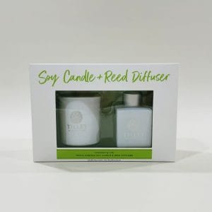Coconut & Lime Soy Candle and Reed Diffuser Set image. A home fragrance gift pack in popular Coconut & Lime. Online or Phone 03-51744888