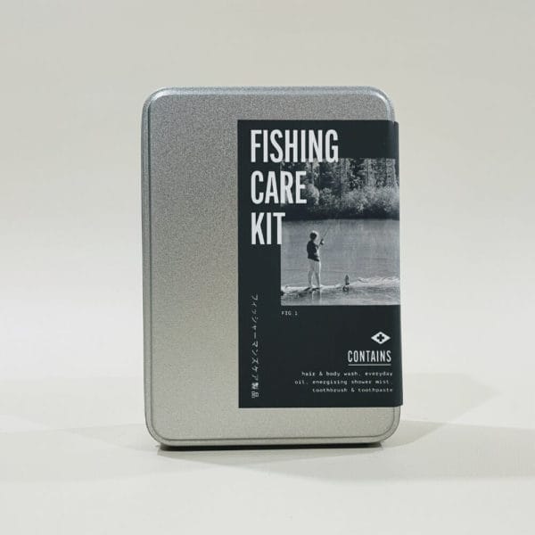 Fishing Care Kit image. Hair & Body Wash, Everyday Oil, Energising Shower Mist, toothbrush, Toothpaste. Buy Online Now or Phone 03-5174-4888