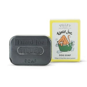 Timid Joe Dog Wash Soap image. Formulated with flea repellent to give your pooch the best bath he has ever had. Online or Ph: 03-5174-4888