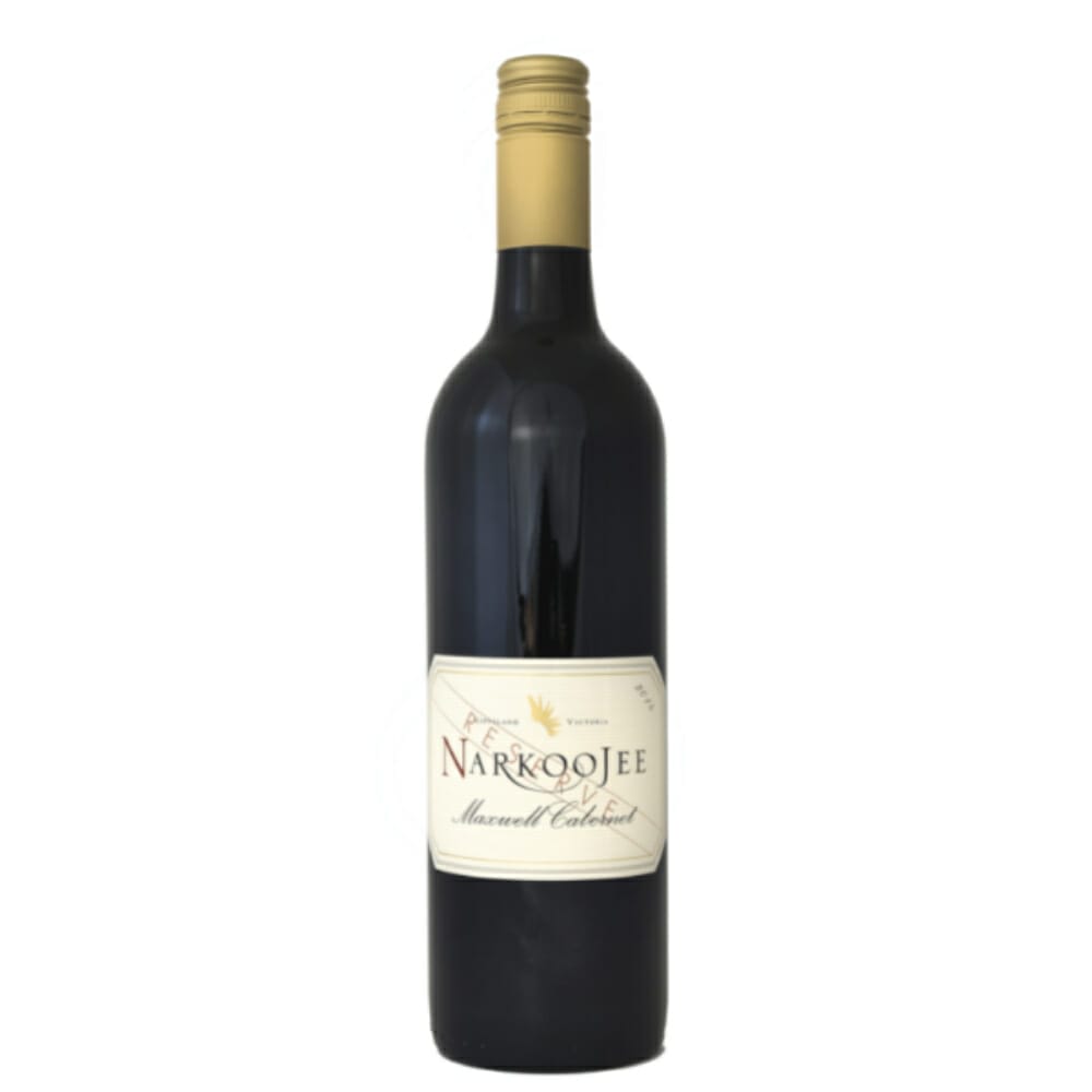 Narkoojee 2019 Maxwell Reserve Cabernet image. 2019 Reserve Cabernet of exceptional from the warm 2019 season. The fruit for this wine was handpicked from our estate plantings.