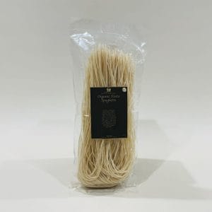 Organic Pasta Spaghetti image. With 100% Australian organic durum wheat and purified water & slowly air dried. Online or Ph: 03-5174-4888