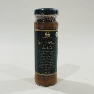 Spicy Plum Sauce 115ml image. This sauce is sure to come in useful for all your cooking needs. Hand Made In Australia. Phone 03-5174-4888