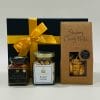 Gift Pack 14 Image. With Smokey Cheese Nibbles Char grilled Antipasto Medley, dry roasted cashews or premium chocolates. Phone 03-5174-4888.